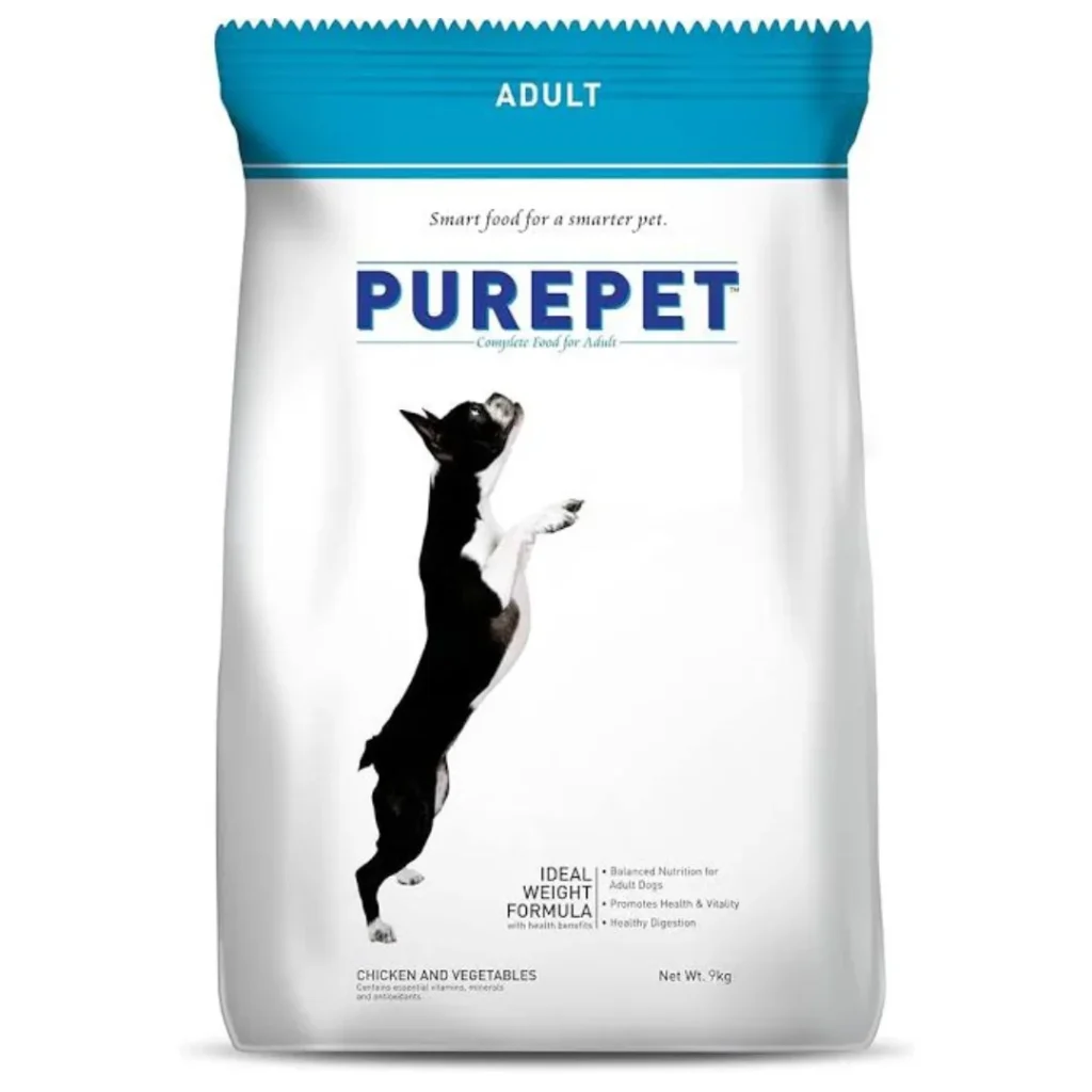 Purepet Chicken and Vegetable Adult Dry Dog Food