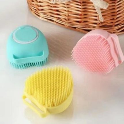 Bathing Brush with Shampoo Space