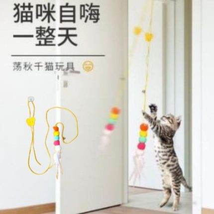 Door Attached Teasing Toy