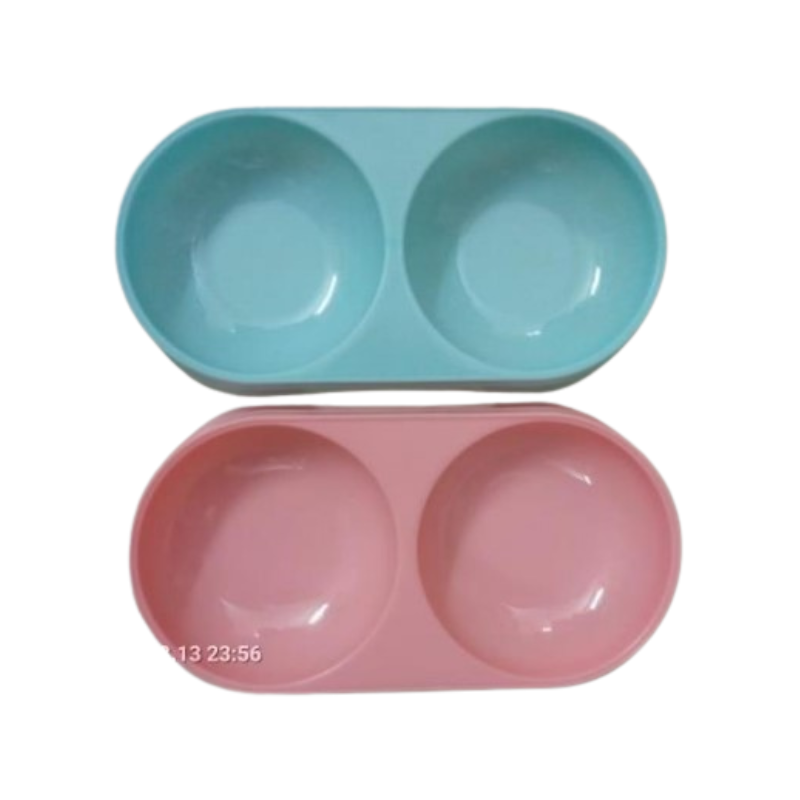 Food bowl Double Plastic