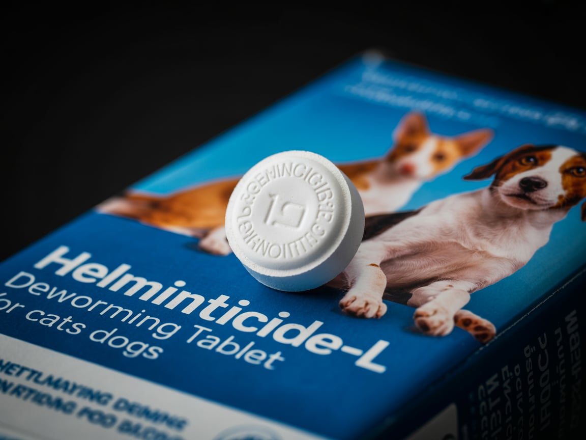 Helminticide-L Deworming Tablet For Cats and Dogs 1 pic tablet