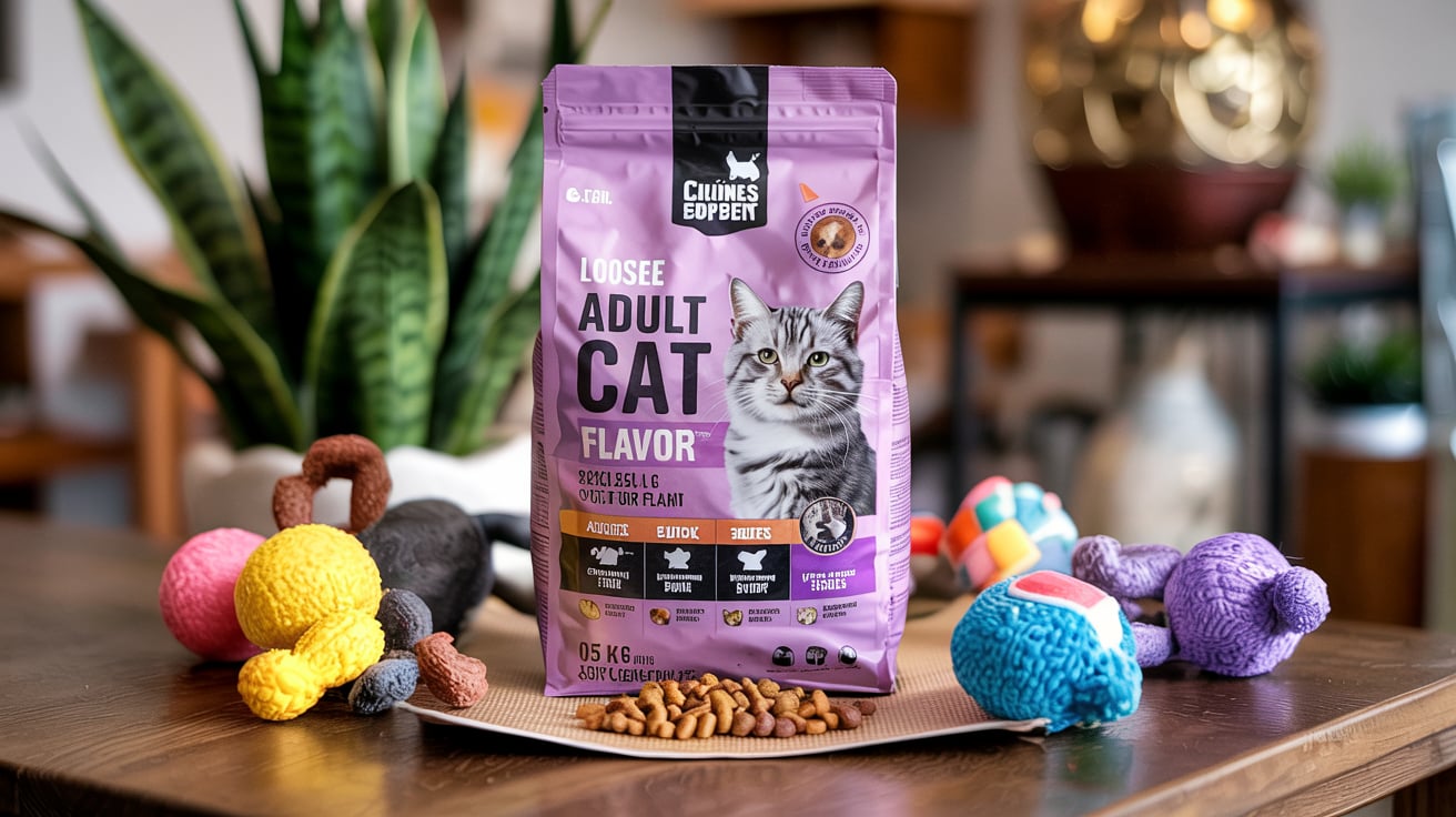 Loose Adult Dry Cat Food Multiple flavor