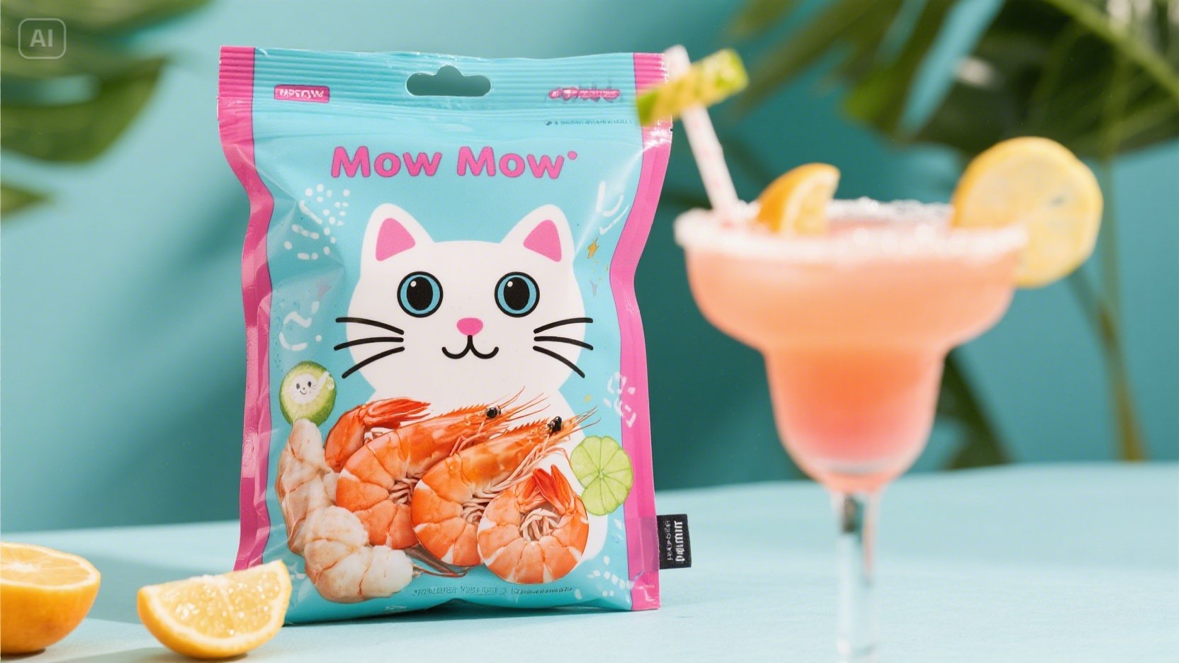 Meow Meow Cat Pouch Seafood Cocktail