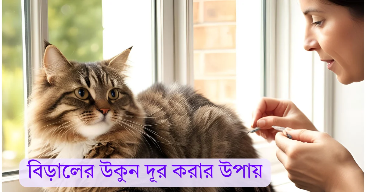 বিড়ালের উকুন দূর করার ঘরোয়া উপায়